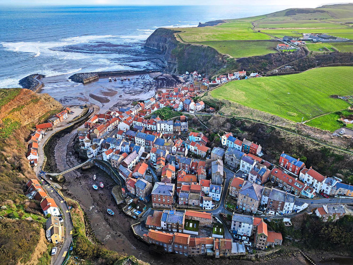 Staithes on the Yorkshire Coast