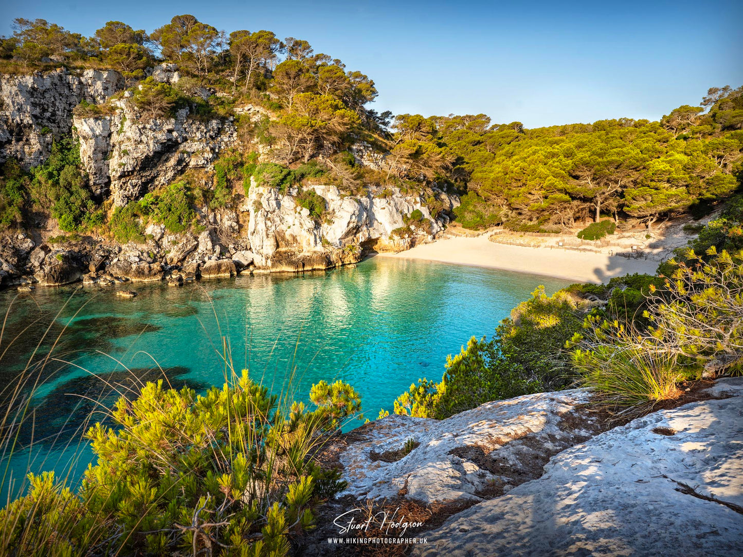 Cala Macarelleta in Menorca at Sunrise