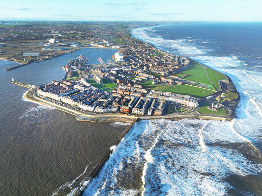Hartlepool Headland, on the North East Coast