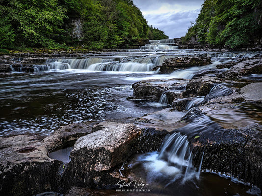 Lower Aysgarth Falls in Yorkshire Dales