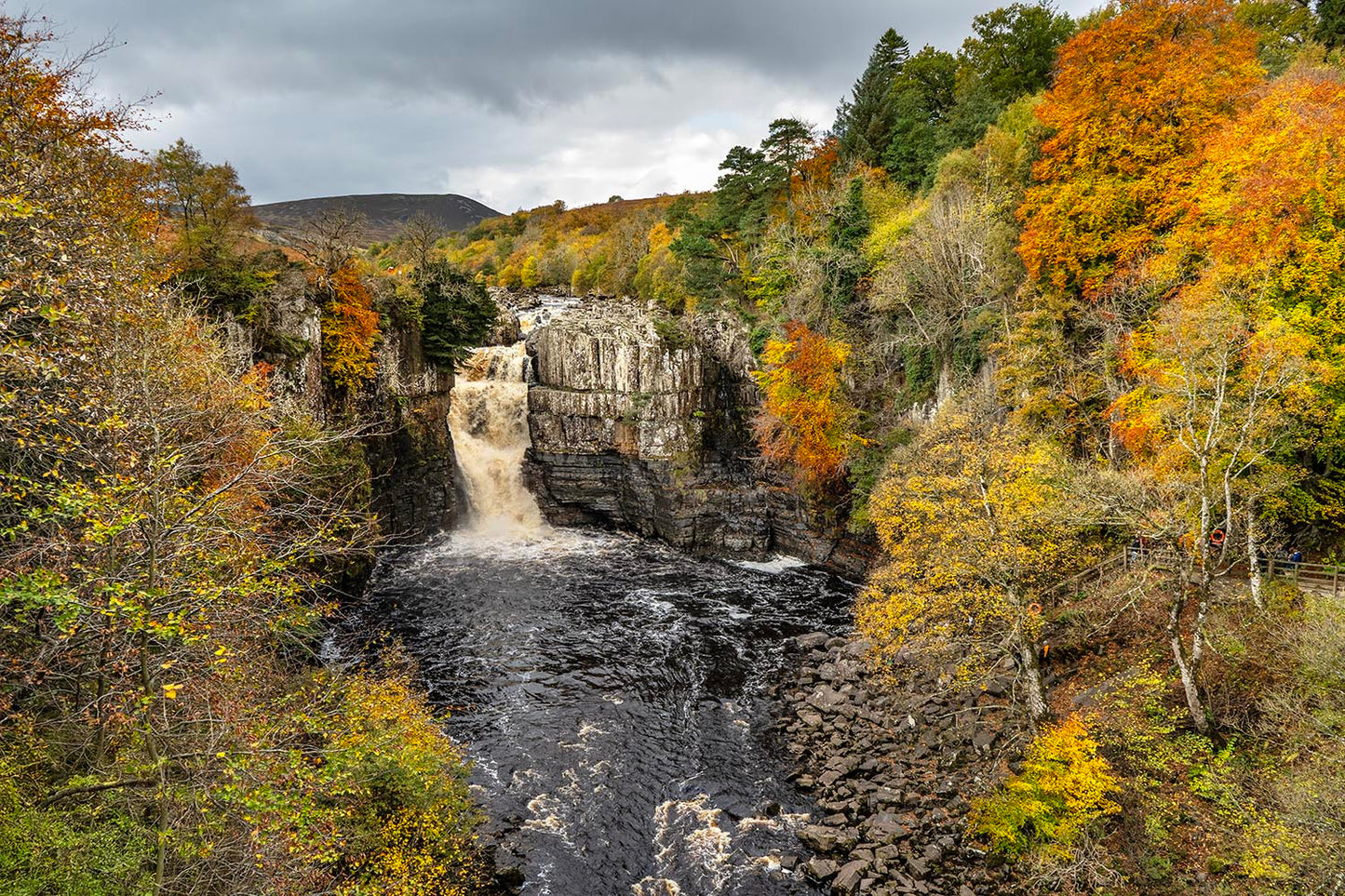 High Force Waterfall in the Autumn