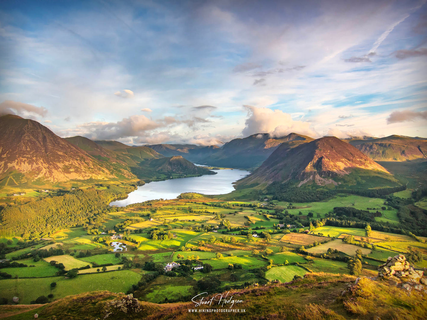Low Fell in the Lake District on a summer evening